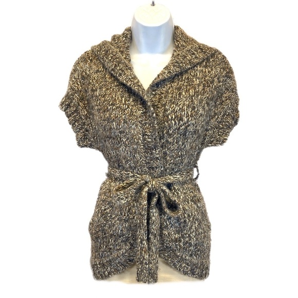 🌷AEROPOSTALE || Belted Hooded Open Front Sweater-XS - Picture 4 of 6